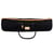 Sac de transport Noir Tapis de Yoga toile Coton double zip poche portable 70x19x19 cm poids 450 g