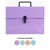 Valisette - Trieur - 18 compartiments - Poignée - Couleurs pastel - Exacompta