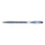 Roller encre gel UNI-BALL Signo UM120SP - Bleu Pailleté - Pointe large 1 mm - Lot de 12