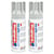 Lot de 2 Sprays 200ml Peinture Acrylique Permanent 5200 Gris Clair Mat RAL 7035 EDDING