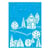 Pochoir plastique souple réutilisable 18,5 x 14,5 cm Fabrika Decoru VILLAGE DE NOEL 200