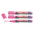 Lot de 3 marqueurs tableau blanc effaçables - EDDING - Rose - Pointe ronde 1,5-3 mm