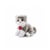 Peluche Chat Blanc et Gris S - Trudi