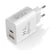 Avizar Chargeur Secteur USB / USB-C 20W Power Delivery Q.C 3.0 Blanc