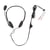 Nedis Casque PC Supra-Auriculaire Stéréo Double Jack 3.5mm avec Microphone Rabattable Noir