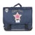 Cartable scolaire 41 cm - POL FOX Star Blue - Bleu marine - Fille, réversible, 2 compartiments, motif étoile