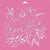 Pochoir plastique souple réutilisable 30 x 30 cm Fabrika Decoru FLEUR 209