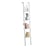 SoBuy FRG15-W Bibliothèque Étagère murale style échelle, Étagère échelle 4 niveaux