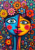 Puzzle 1000 pièces - Duo en Fleurs - Alipson Puzzle
