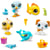 Coffret littlest petshop 5 figurines animaux marins + accessoires - BANDAI