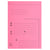 Paquet de 25 chemises 2 rabats SUPER 210 Contact - 24x32cm - Rose - x 5 - Exacompta