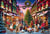 Puzzle 1000 pièces - Rue de Noël - Bluebird Puzzle