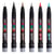 Lot de 6 marqueurs Posca PCF-350  | pointe pinceau