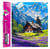 Diamond Painting Broderie Diamant LUMINLIFE 40x50cm, 100% strass, diamants ronds - Montagne et chalet