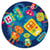 Disque gâteau Robot Party (19 cm)