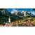 Puzzle geant massif du sella : dolomites 13200 pieces - collection paysage d'italie - clementoni 38007