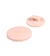 Bouton rond à queue écorces de riz rose layette