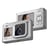 Appareil Photo Numérique 4K HD Double Objectif 50MP Écran Selfie Stabilisation Argent YONIS