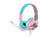 LOL Surprise Casque Audio pour Enfant Filaire Stéréo Interactif Compact avec Micro Amovible Rose
