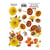 Planche de stickers couleur embelissement Fabrika Decoru AUTUMN BOTANICAL DIARY 226
