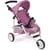 Petite poussette de jogging LOLA jean rose pour poupée