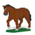 Cheval marron au pas Taille standard | JEKCA | 14 ans et +