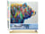 Peinture par Numéro Figured'Art - Ours multicolore - Kit de Loisir Créatif DIY Numéro d'Art Complet - 40x50cm toile roulée + châssis en bois à monter