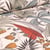 Tissu Toile de Coton Délisia sur fond Ecru