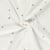 Tissu Double gaze de Coton Abeilles brodées sur fond Ecru