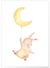 Poster Lapin Volant | A3 : 29,7x42cm