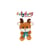 Peluche - Peluche > Renne GINGER Marron Echarpe Verte – 13 cm