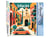 Peinture par Numéro Figured'Art Affiche Vintage Séville - Activité Manuelle Kit de Loisir Créatif DIY Numéro d'Art Complet - 40x50cm sans châssis en bois