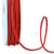 Bobine 30m cordelière polyester 2mm rouge hermes