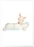 Affiche Enfant Cochon Voiture | A3 : 29,7x42cm