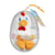 Peluche - Oeuf p'tit poulailler poule en peluche - 12 cm