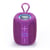 Mini Enceinte Bluetooth Puissante 8W Avec Basses Profondes Et Lumière LED Pour Extérieur Violet YONIS