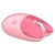 Souris Sans Fil Bluetooth Silencieuse 3 Boutons Rose Design Ergonomique YONIS