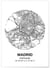Poster Carte Madrid | A3 : 29,7x42cm
