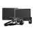 Lenco Lecteur DVD Portable 9 Pouces Double Écran avec Casques pour Voiture Noir