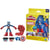Play-Doh Captain America, coffret Bouclier tamponneur avec figurine flexible, accessoires et pâte a modeler, des 4 ans, Marvel