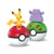 Pokémon - Jeu de construction MEGA Poké Ball Collection: Pikachu & Métamorph - Mattel