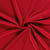 Tissu Jersey Viscose épais Romana uni Rouge