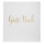 Livre d'or 140 pages tranche or Allemand - Blanc - Exacompta