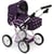 Poussette combinée Leni Étoiles Violet pour poupée