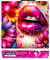 Diamond Painting Broderie Diamant LUMINLIFE 50x50cm, 100% strass, diamants ronds - Lèvres design