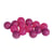 Perles en silicone Idéal attache tétine Bébé 15mm 14 pièces - rose foncé