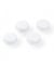 Carte de 2 boutons double pour lingerie 15mm - Prym Blanc