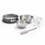 Set pâtisserie avec moule à manqué de 28 cm acier, 2 bols à mixer, verre mesureur et spatule Zenker