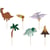 6 Pics Cake Toppers Dino Triceratops