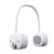 Mini Enceinte Bluetooth Portable Sans Fil T5 USBe Avec Lumière D'extérieur Blanc YONIS